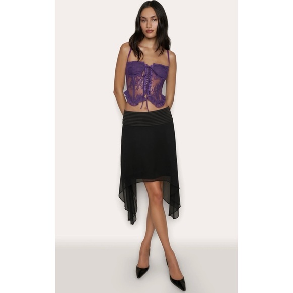 DANIELLE GUIZIO Aleia ruffle corset NEW - Picture 2 of 9